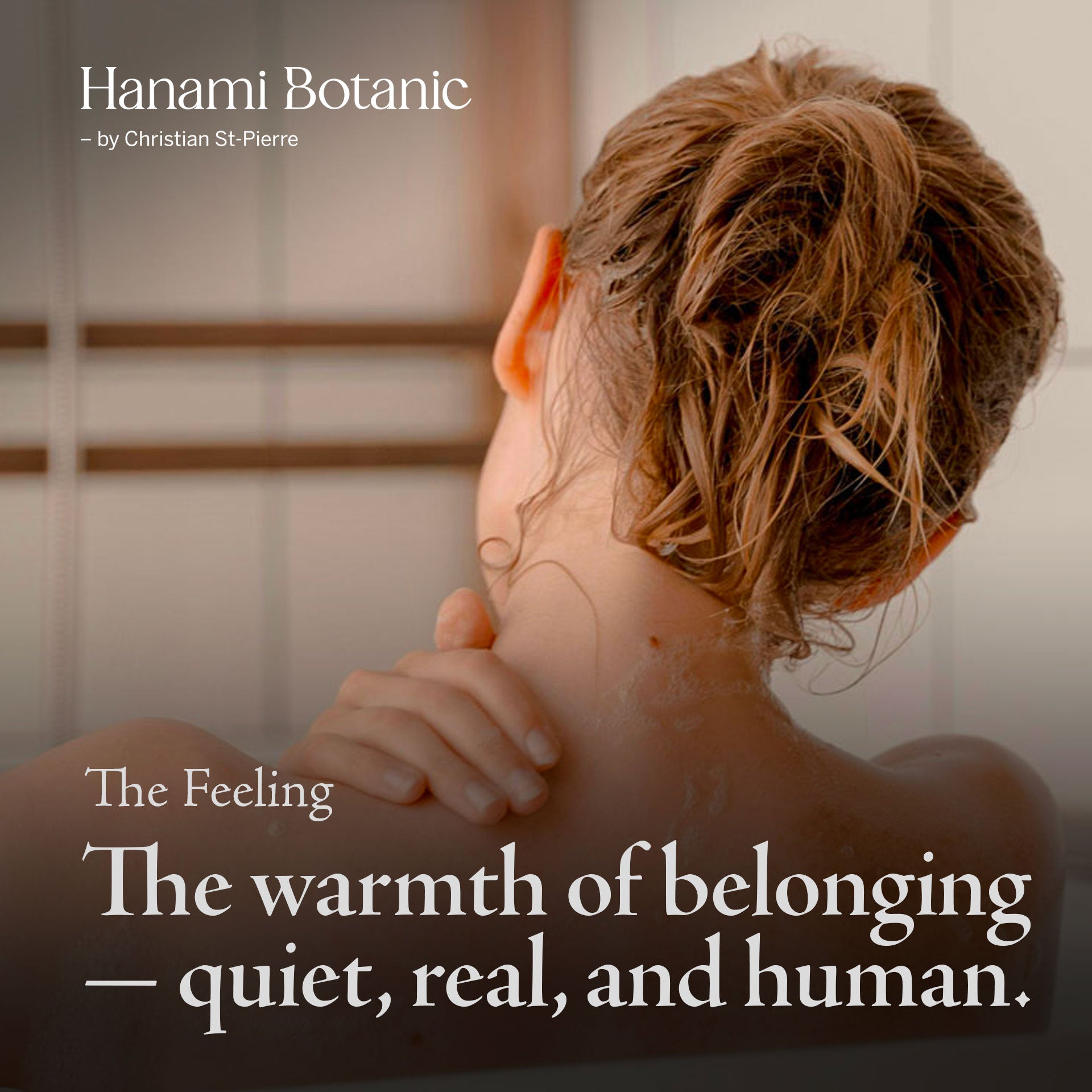 Soothing aromatherapy bath ritual for emotional reconnection and inner warmth — a mindful moment of openness and human presence.