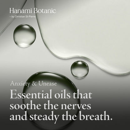 Blend of True Lavender, Sweet Orange, Vetiver, Roman Chamomile, and Amyris essential oils — natural aromatherapy to calm anxiety and restore inner peace.