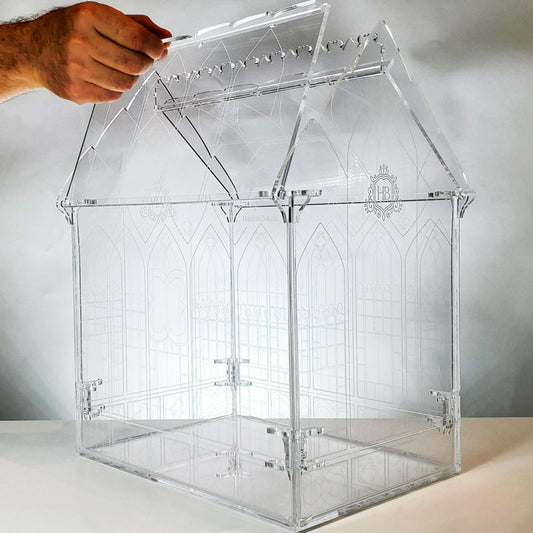 Gothic-style Terrarium/Wardian Case/Orchidarium