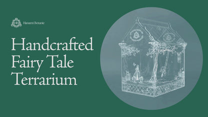 Terrarium féerique victorien pour orchidées et plantes tropicales